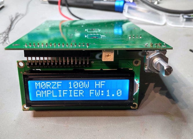 Iss.C Amp PCB display